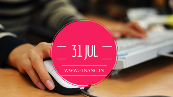 income tax filing 31st July